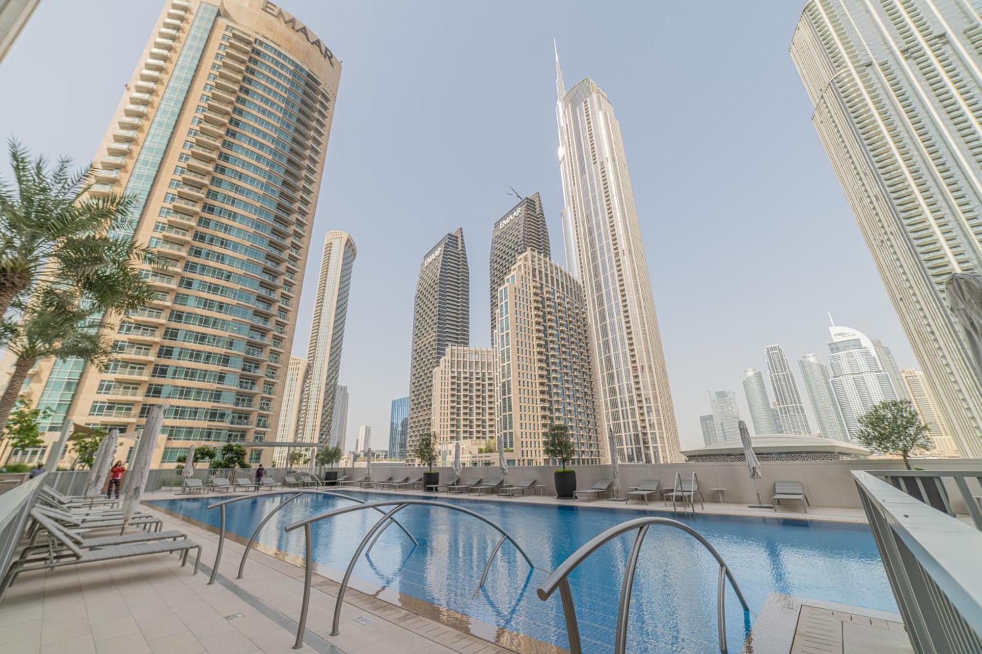 First Class 2Br With Full Dubai Boulevard View Экстерьер фото