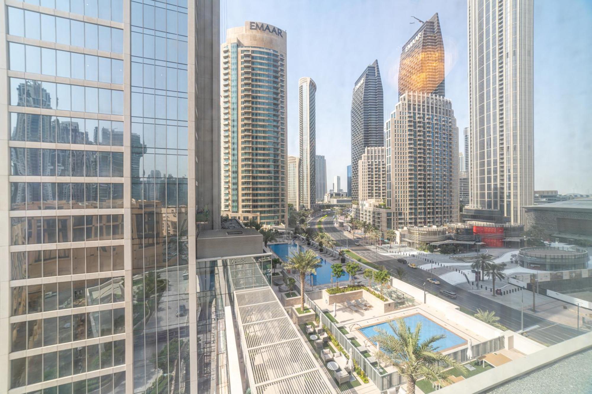 First Class 2Br With Full Dubai Boulevard View Экстерьер фото