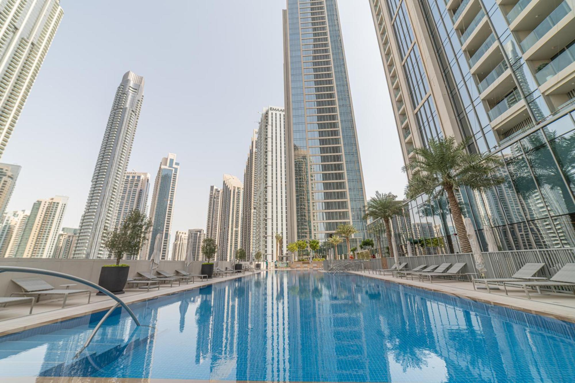 First Class 2Br With Full Dubai Boulevard View Экстерьер фото